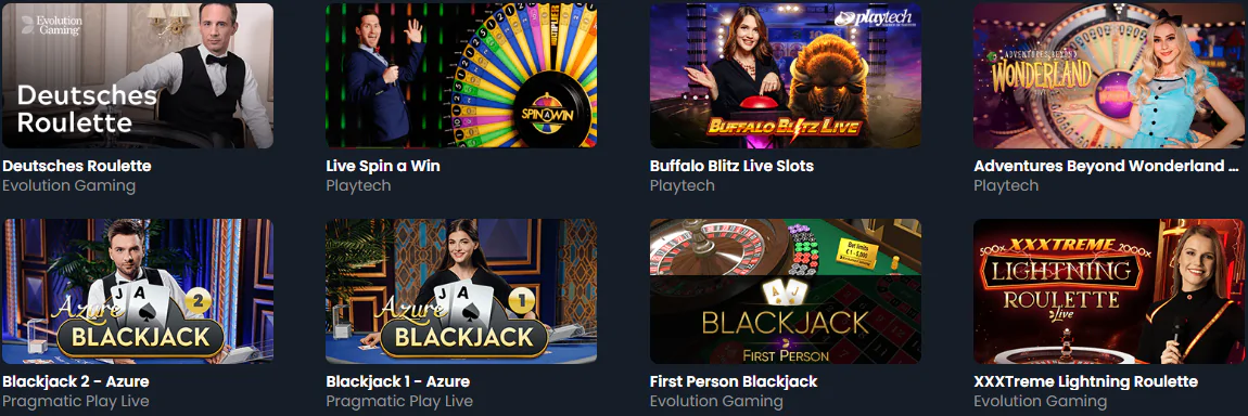 Live Casino Casino en Direct au Chips GG en Ligne
