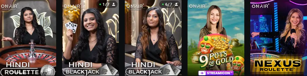 Vivez l'Excitation des Jeux en direct au Casino Leon