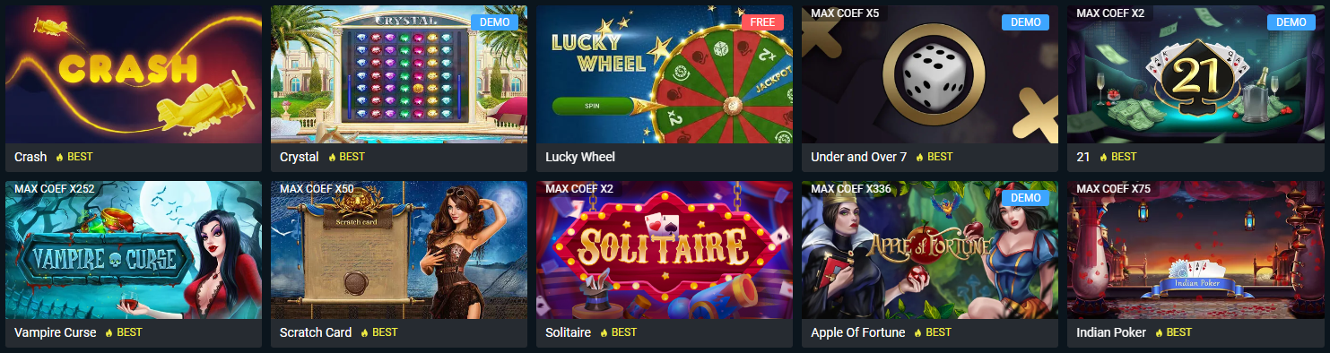 1X Jeux sur 1XBet Casino Avis Jeux Originaux Exclusifs en 1XBT Casino Vérifié