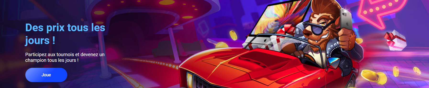 bonus Bonus sans dépôt pour le casino Slottica en ligne