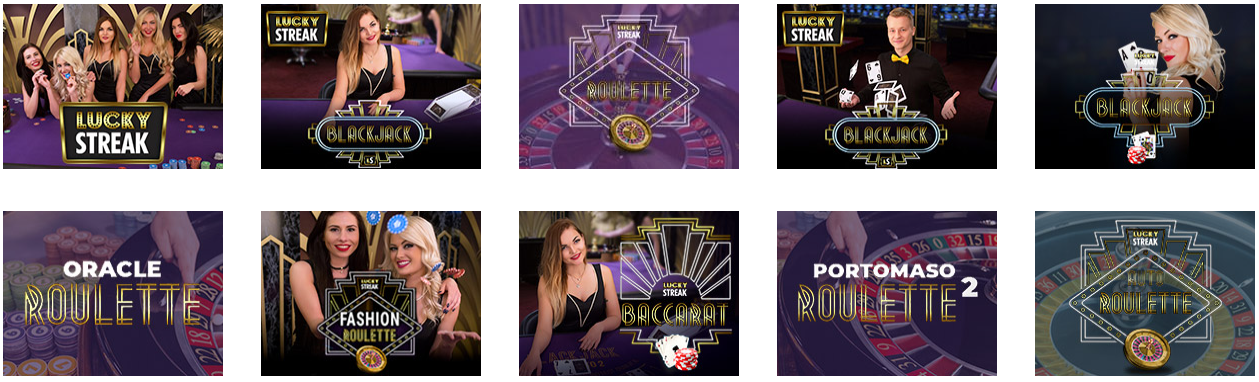 jeux Jeux en direct disponibles 24h/24 et 7j/7 au casino All Wins