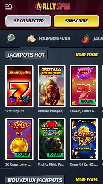 Jackpots en Ally-Spin Casino Jackpot Jeux sur Casino AllySpin en Ligne Aujourd’hui