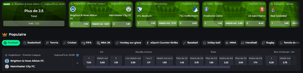 CasinoBDMBet en Ligne avec Paris sur les Sports et Retrait des Fonds