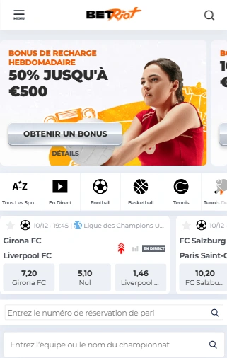 Sports Bookmaker au Casino Bet Riot Bet Riot - Avis de Paris Sportiffs en France