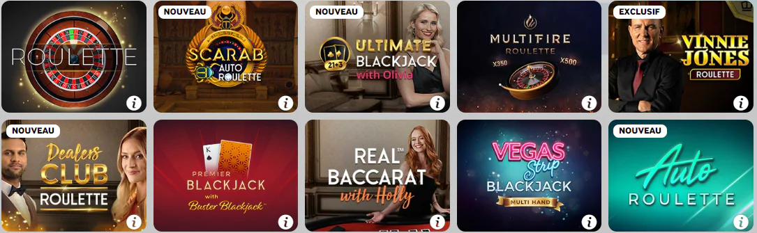 bonus Jeux de Casino en argent réel BetWay FR