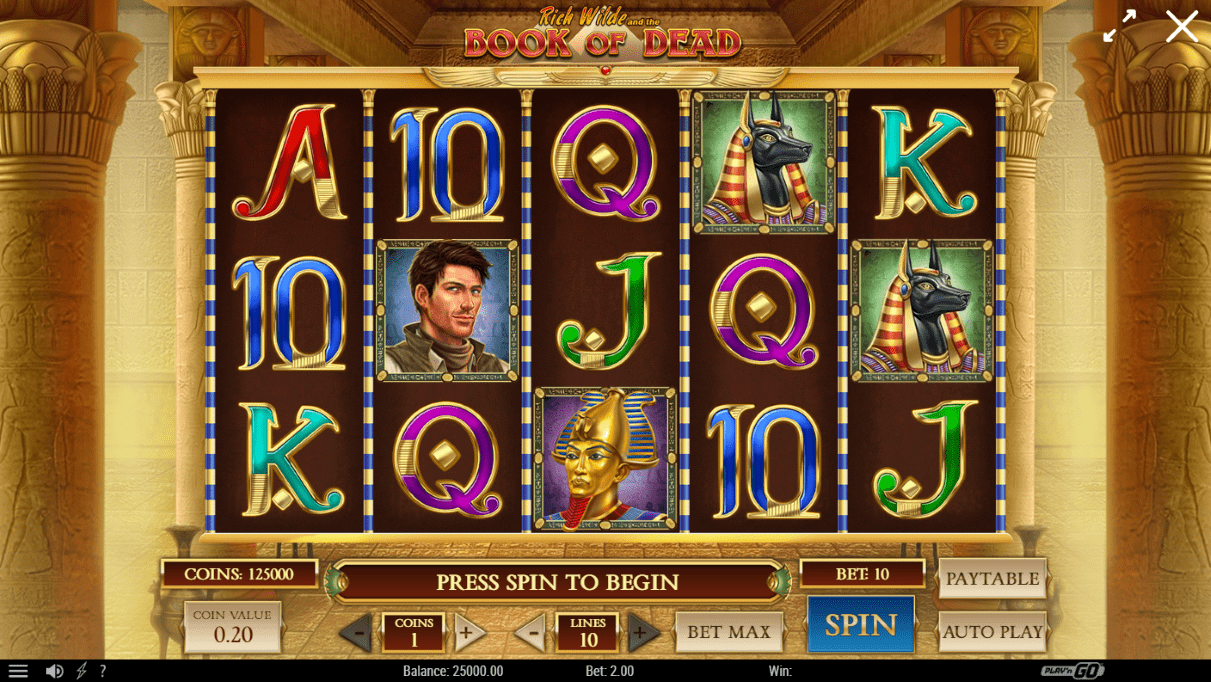 Book of Dead Jeu de Casino sur Internet Francophone