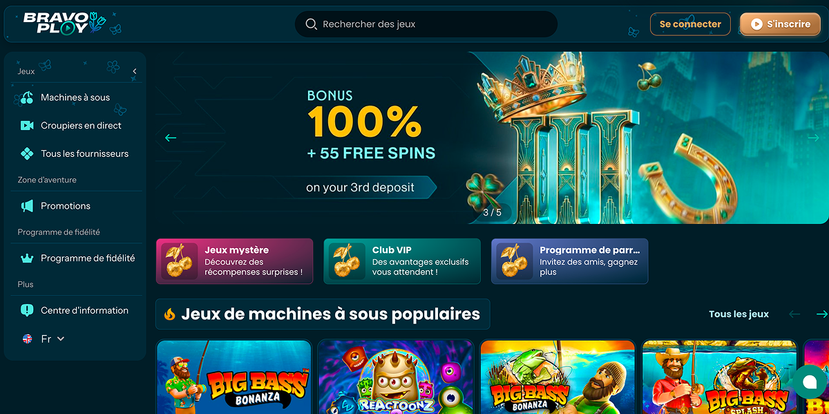 Bravo Play Casino Online Avis