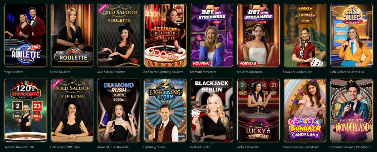 Live Jeux en Cashed Casino Le Plus Populaire Croupiers en Direct Jeux au Casino Cashed en Ligne