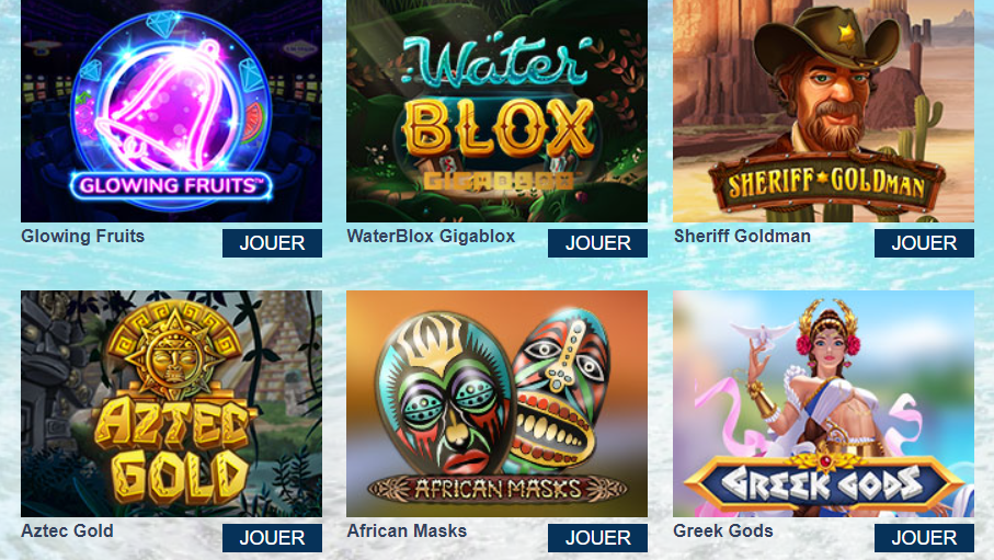 jeux Casino en ligne Blu machines à sous gratuites
