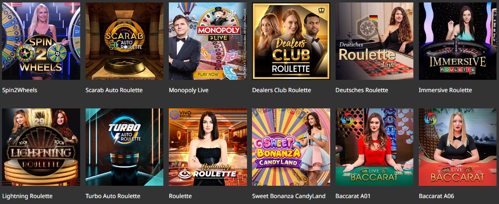 jeux Jeux en direct de Super Lines Casino