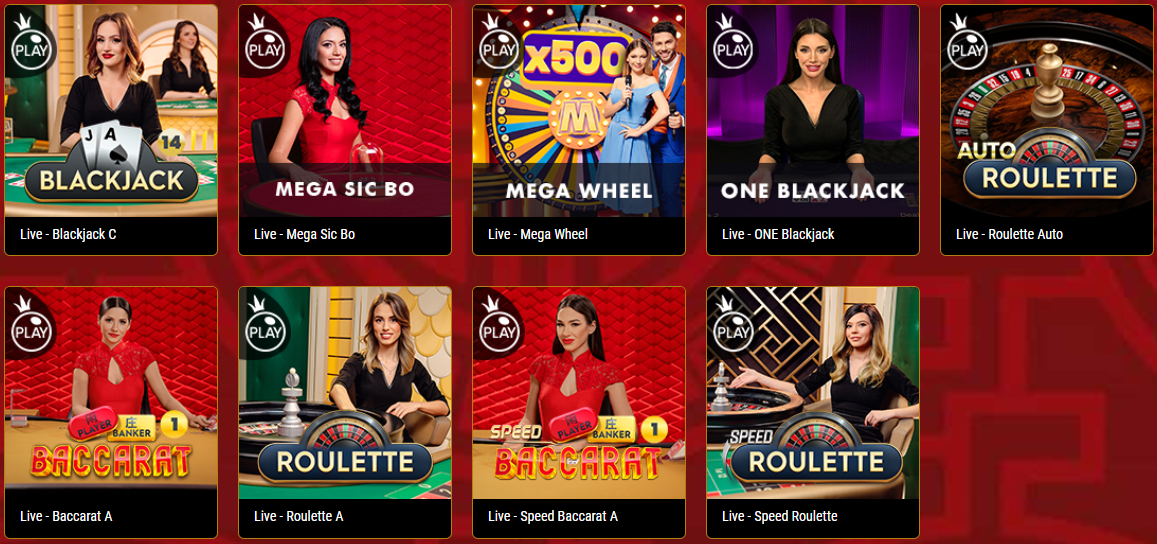 jeux Revue Jeux en Direct proposés Casino Fortune Crazy