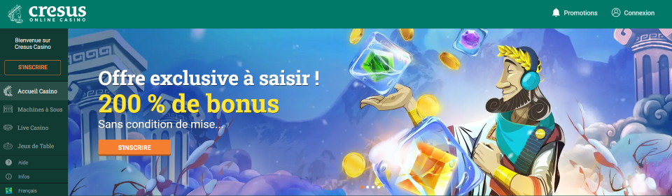 Dépôt minimum €20 dans un casino sur internet en France