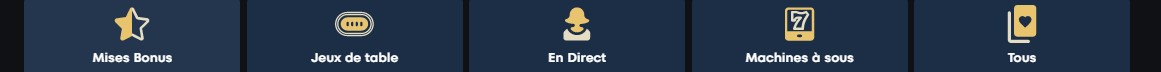 Sections de Jeux au EuroMoon Casino MoonEuro Casino France - Retrait Rapide des Fonds sur Jeux