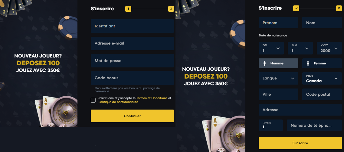 S'inscrire au EuroMoon Casino Processus d'Inscription et Login en EuroMoon Casino.COM