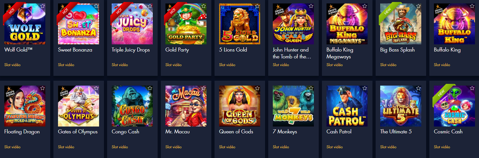 Jouer Machines à Sous Jeux Gratuites et Retrait Votre Fonds au Casino 777 Europe