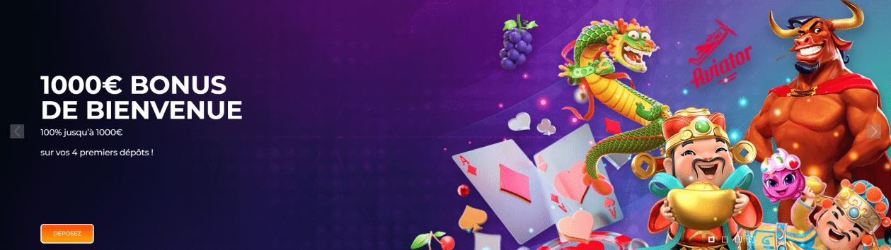 Bonus de Bienvenue sur Casino Exclusive-Bet BetExclusive Casino - Profitez un no Deposit Bonus sans Dépôt en France