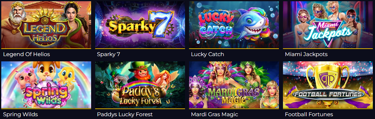 jeux Quel choix de machines à sous au casino en ligne Grand Fortune ?