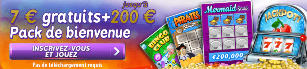 bonus Avis de Gratorama 2 Bonus - 7 euro gratis sans dépôt pour les joueurs de France