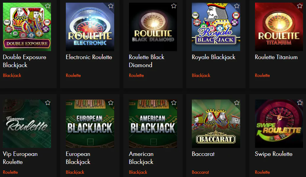 Casino Hermes VIP revue Jeux de table pour de l'argent réel