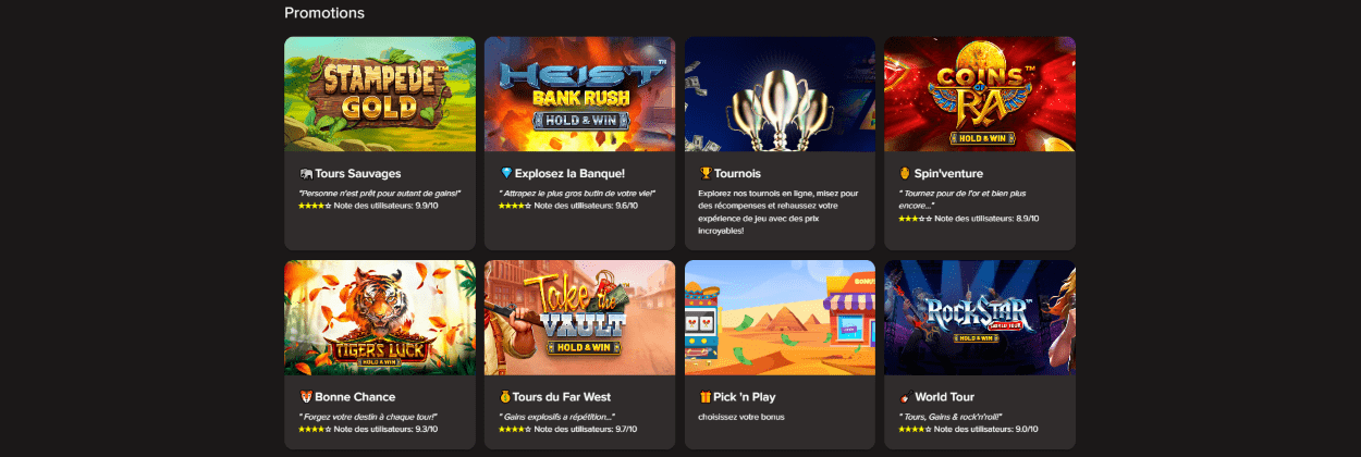 Bonuses au LaFiesta Casino Attractif Bonus sans Dépôt et Promo Code en www LaFiesta fr