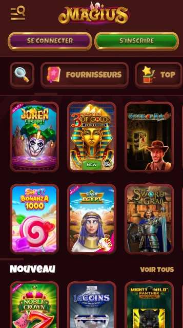 Jeux au Magius Casino Le Plus Populaire Machines à Sous sur Magius en Ligne pour le Plaisir