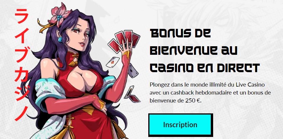 Welcome Bonus au Manga Casino Login au Casino Manga en Ligne avec Bonus Sans Dépôt de Bienvenue