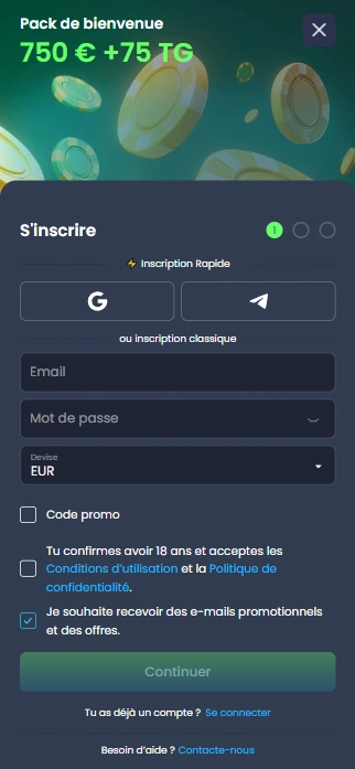 Inscription au Casino MegaBet Connexion à BetMega Casino pour Jouer en France