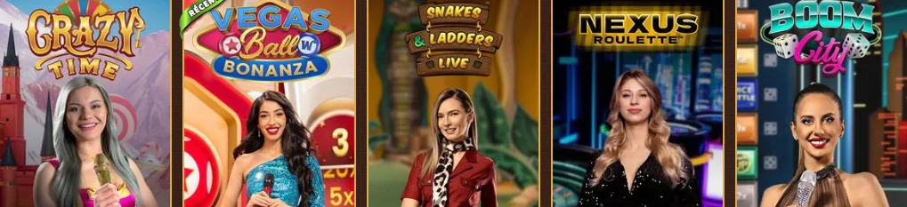 jeux L'excitation des jeux en ligne avec croupiers en direct au My Empire Casino