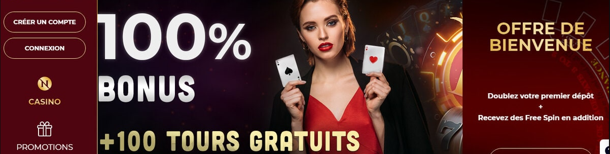 Welcome Bonus au NevadaWin Casino NevadaWin.Fr avec no Deposit Bonus et Code Promo sur 10€ (10 euro) Pour Jouer