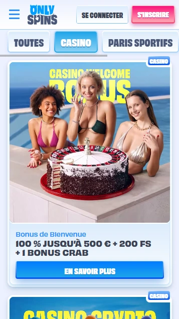 Bonus de Bienvenue au OnlySpins Login à OnlySpins 2026