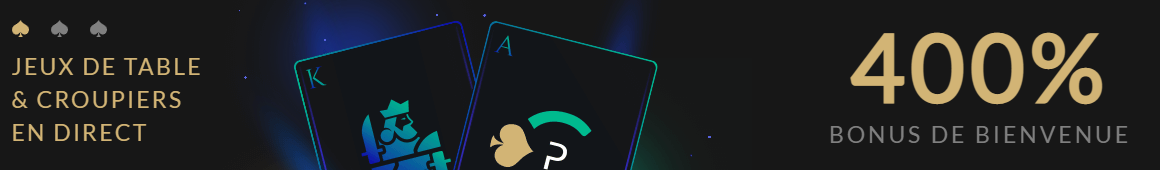 bonus Revue du Pure Casino - 400% jusqu'à 6000€ de bonus d'inscription