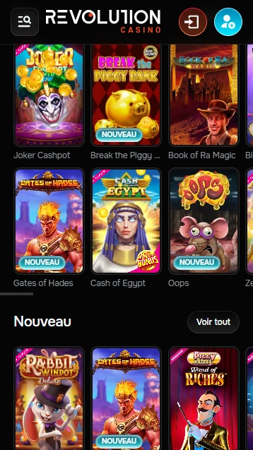 Jeux en Casino-Revolution Explorez Online Revolution-Casino App avec Vérifié Machines à Sous