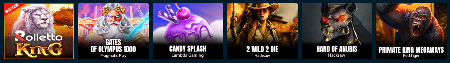 RollettoCasino Online avec une Grande Bibliothèque de Jeux