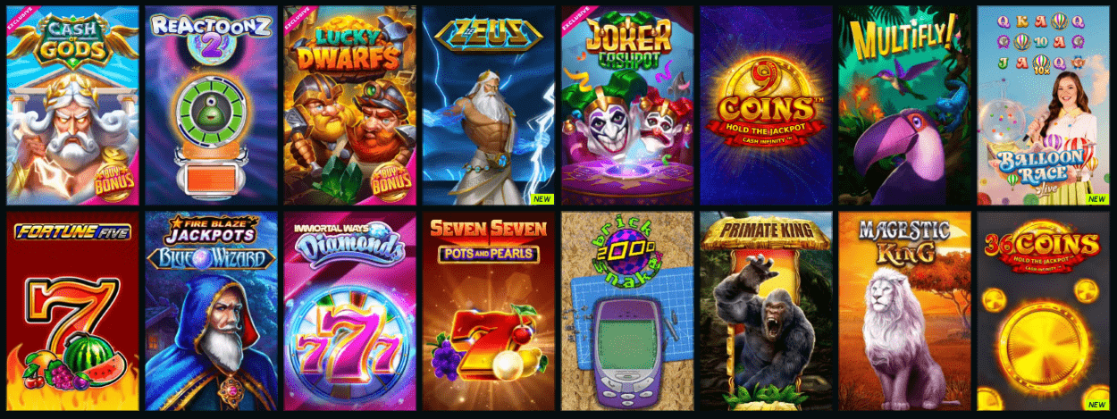 Jeux au Slotexo Casino SlotsExo Casino sur Internet Tous Jeux FR