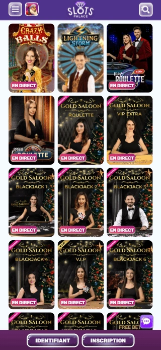 Live Jeux Casino Slots Palace SlotPalace Top Croupiers en Direct Offres pour Jouer 2025