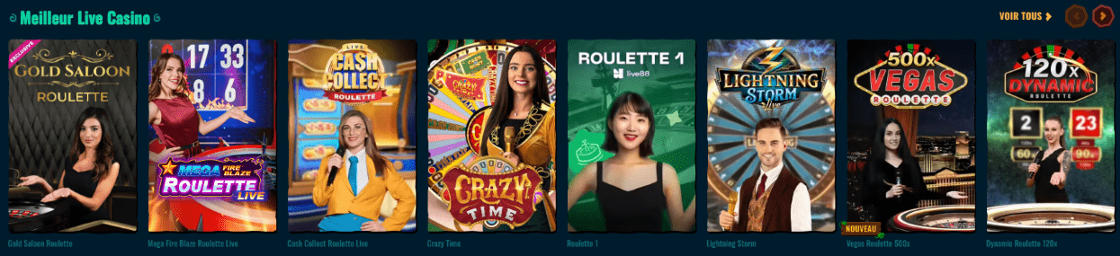 Live Casino Jeux sur Spinanga Casino Jouer Maintenant de Croupier en Direct Jeux sur Spinanga Casino Online