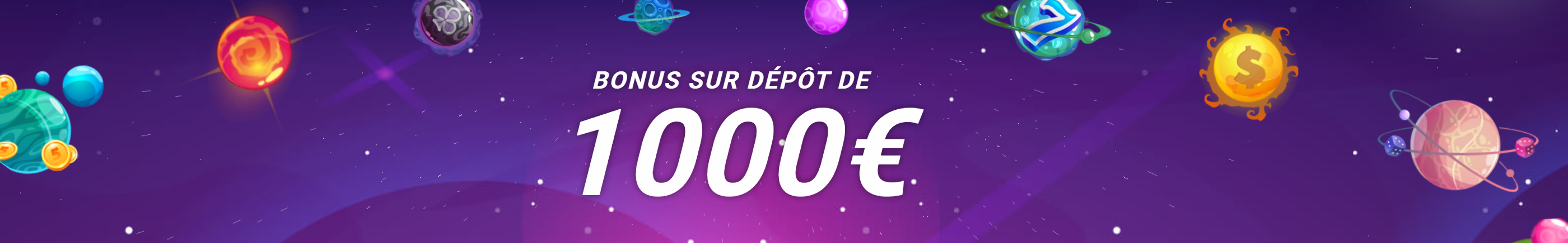 bonus Spin Galaxy Casino en ligne bonus sur dépôt de 1000 €