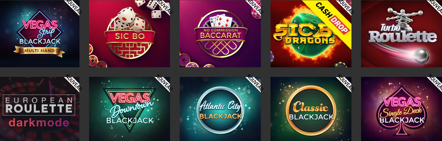 Jeux Avis de jeux de table proposés par les top développeurs sur le site du Spin Milion