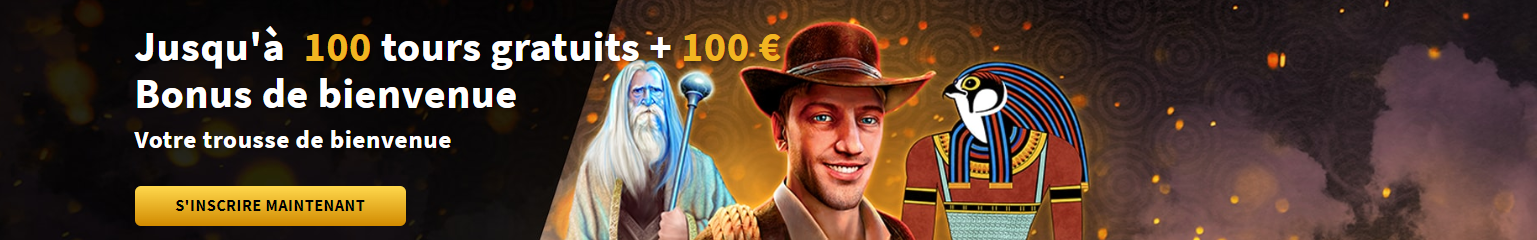 bonus StarGames Casino Bonus 100FS + jusqu'à 100 € de bienvenue pour les fracias jourer