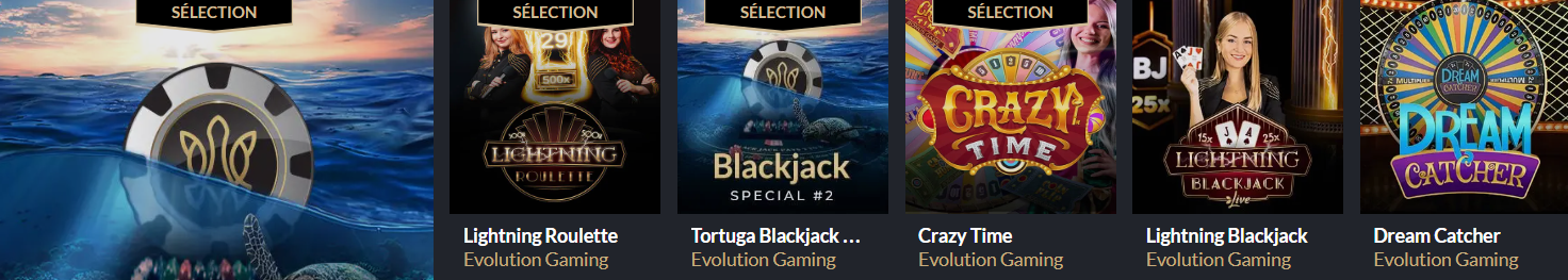 Casino Live au Tortuga Live Jeux en Casino Tortuga Pour les Joueurs Français