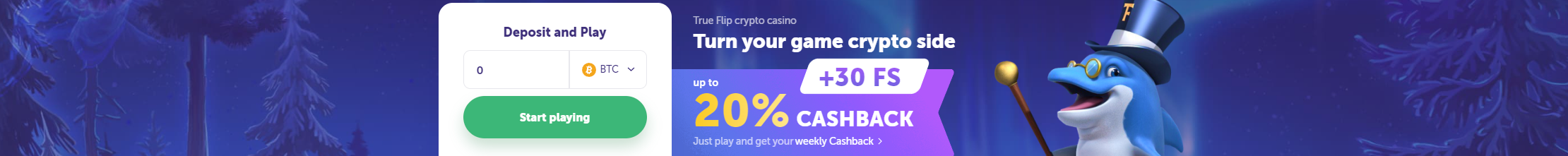 bonus Casino TrueFlip Avis bonus et promotions