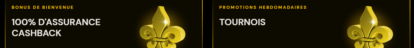 bonus Cashback Bonus VersaillesCasino 100% jouez pour 300 €