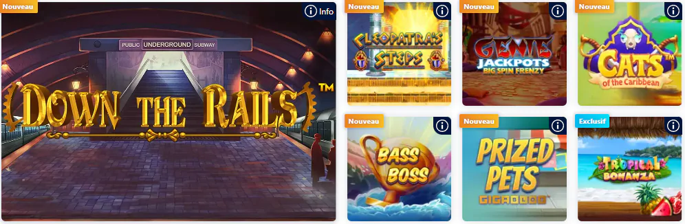 bonus Quelles sont les machines à sous présentes dans la mobile de William Hill France